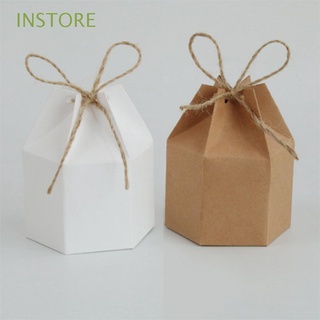 5pcs Wedding Favors Boxes Candy Gift Boxes with Creative Ribbon