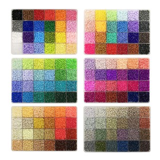 144colors/set Yantjouet 2.6mm EVA Mini Beads kit Gift Black/White 3500pcs Hama  Beads Perler Beads Diy Puzzles Iron Beads
