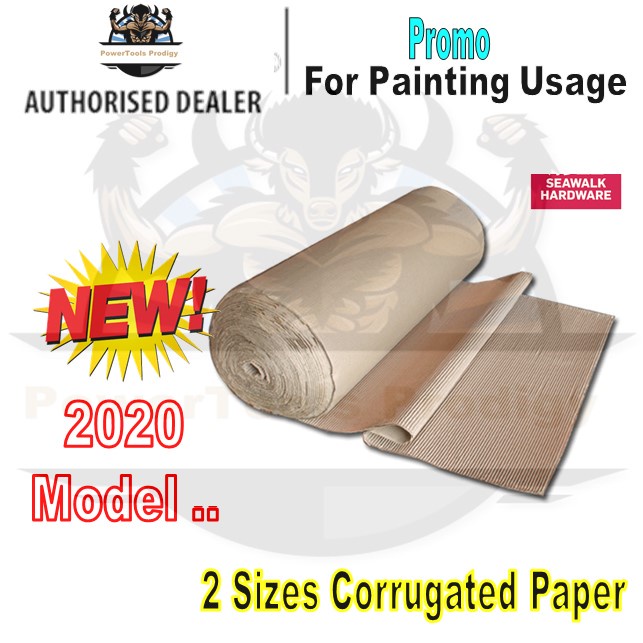 Corrugated Paper Roll For Floor Protection When Painting HDB Upgrading 2 Sizes Available