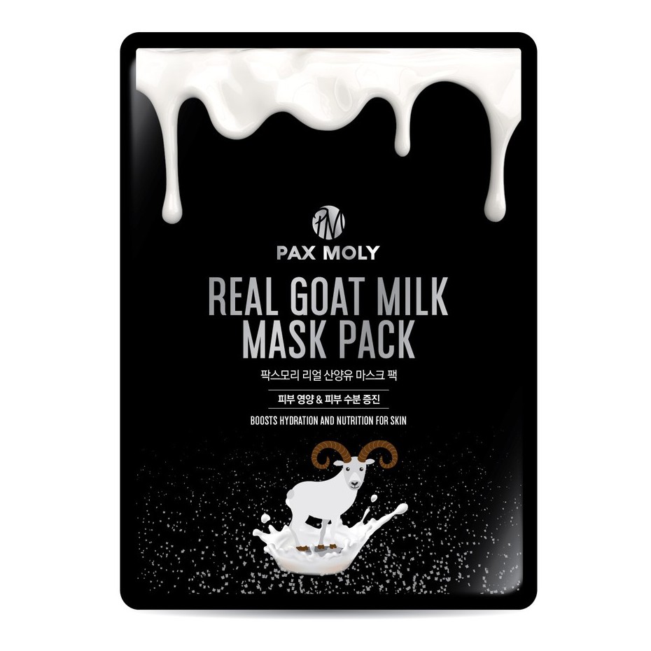 3's x Pax Moly Real Goat Milk Mask Pack | Shopee Singapore
