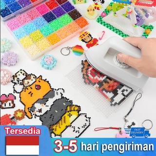 Perler Beads Kit 5mm Kit Hama Beads Creative 3D Puzzle Full Set with All  Accessories Ironing Handmade Beads Toy Gift - Realistic Reborn Dolls for  Sale