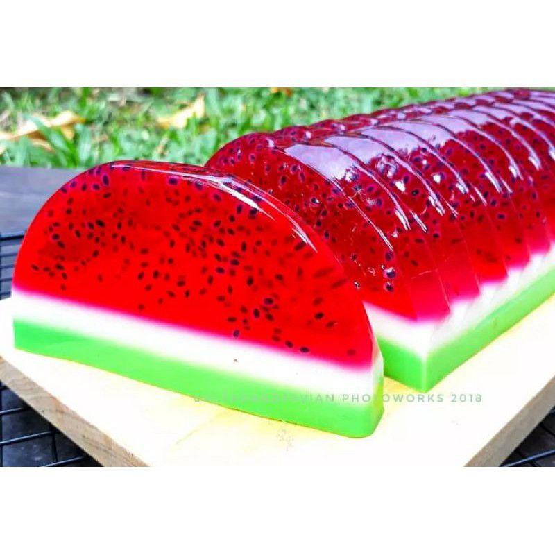 Semicircle Watermelon Pudding Mold Jelly Agar Mold Plastic Watermelon ...