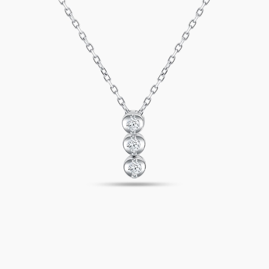 White gold with hot sale diamond chains