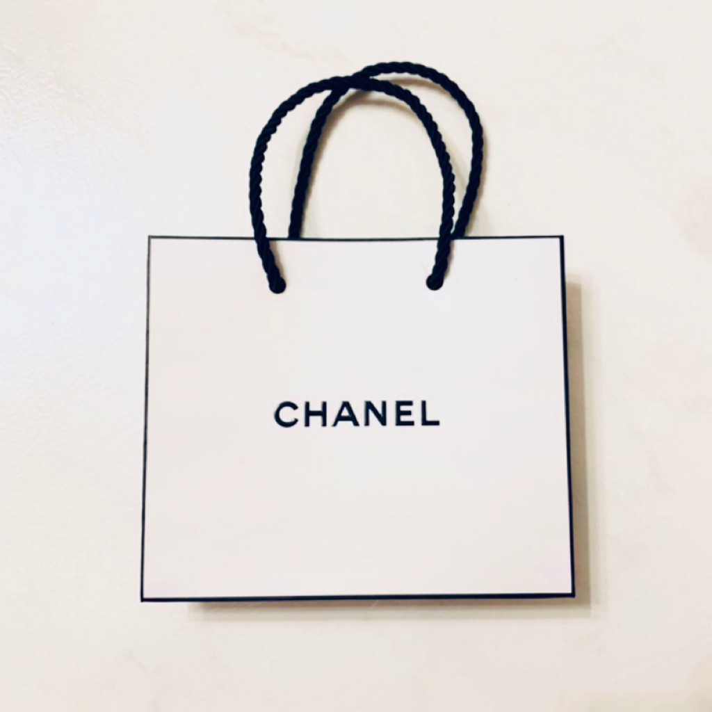 Chanel on sale paper bag