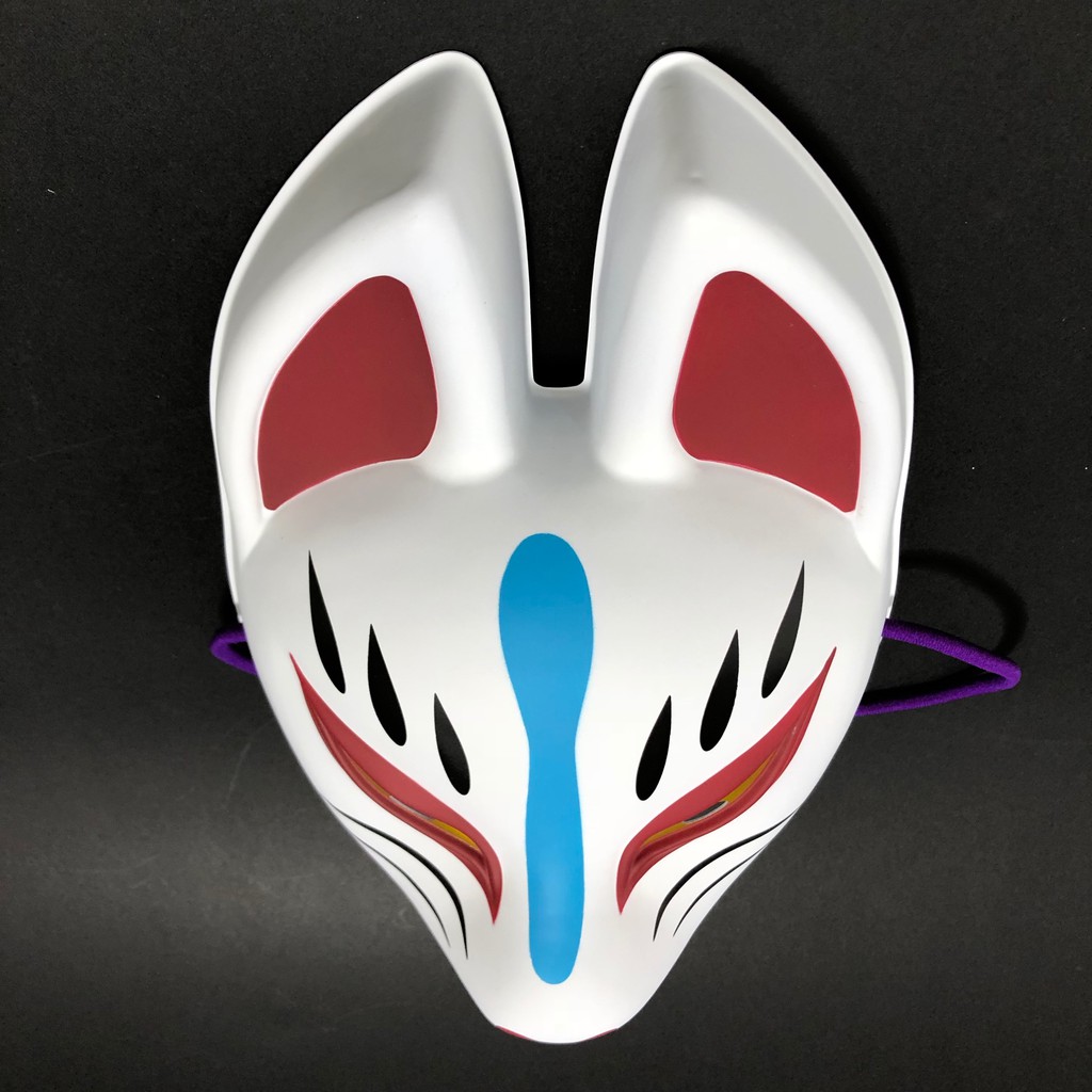 Japanese Fushimi Inari White Fox Half OMEN Mask Interior Display ...