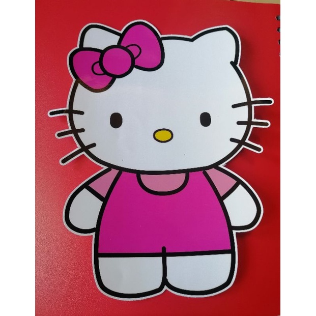 Hello kitty Big sticker waterproof | Shopee Singapore