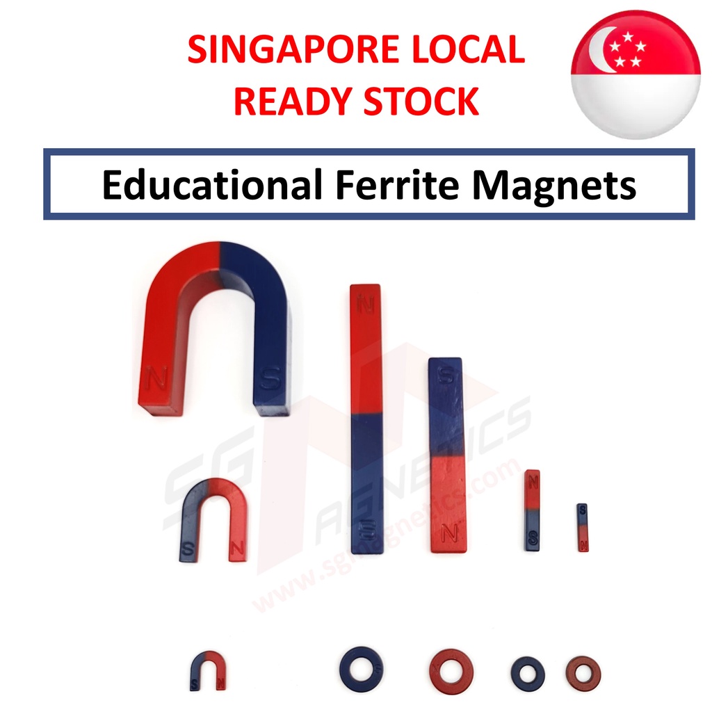 [SG] Educational Ferrite WEAK Ceramic Bar Ring UShape
