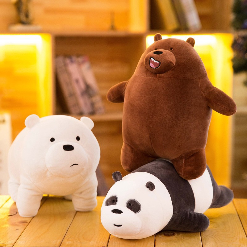 We bare bears stuffed best sale toy shopee