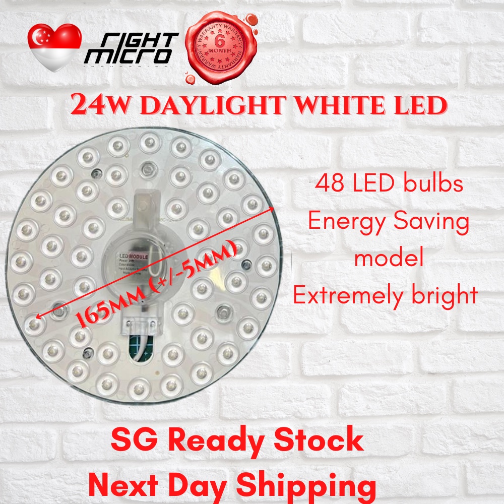 SG Ready stock! LED Panel Round Ceiling Light, LED Module, LED ...