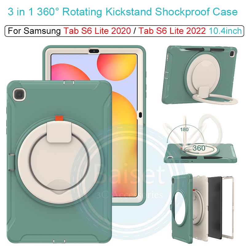 Shockproof Case for Samsung Galaxy Tab S6 Lite 10.4 (2022/2020) Kickstand  Cover