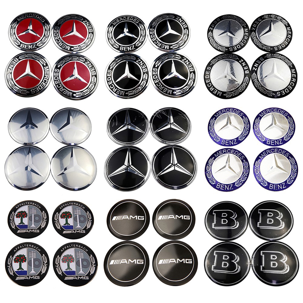 Pcs Car Wheel Center Hub Cap Sticker Cover Metal Case Mm Auto Car Care Tire Accessories