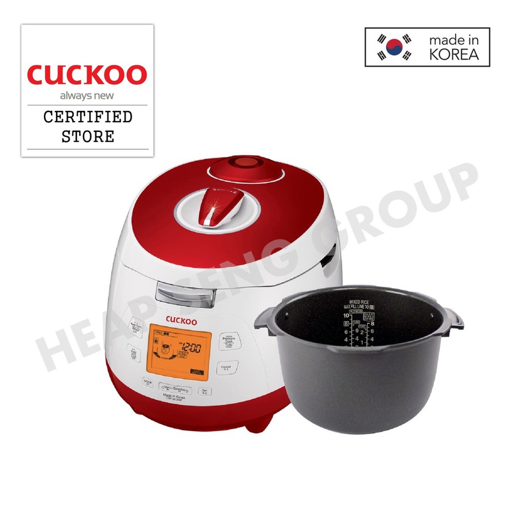 CUCKOO Inner Pot for CRP-JHR0660FD Rice Cooker for 6 Cups / Rubber Packing