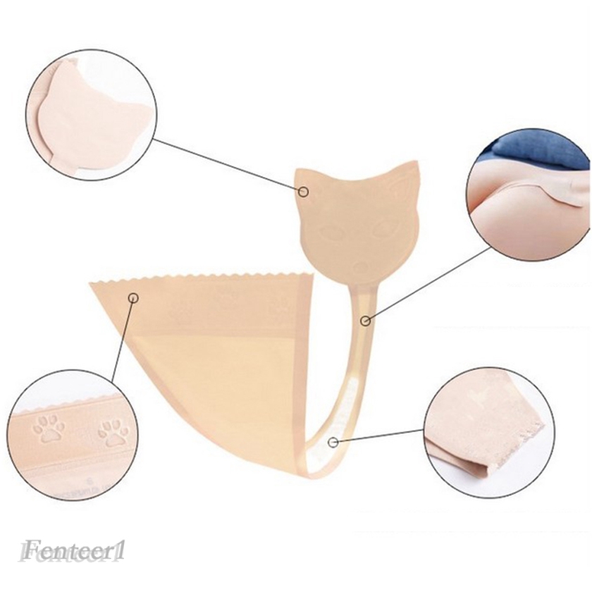 Womens Adhesive Reusable C String Thong/ G String Invisible Brief Underwear