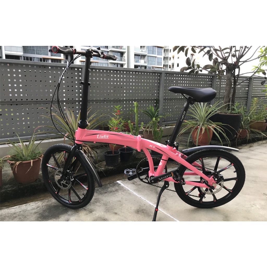 Livfit foldable bicycle sale
