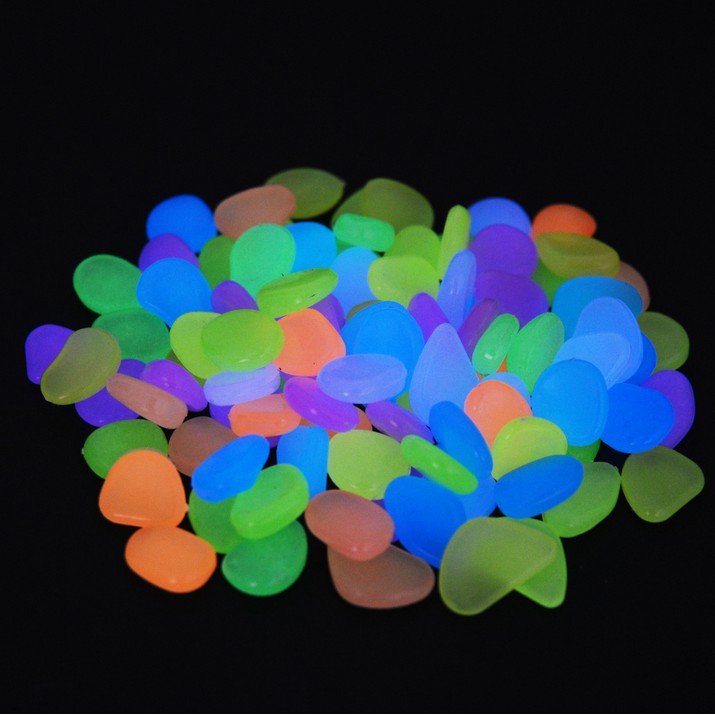 Fish tank landscaping luminous stone aquarium resin super bright ...