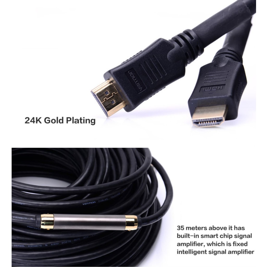 Vention A01 35M Kabel HDMI (100%-Work) - Gambar 3