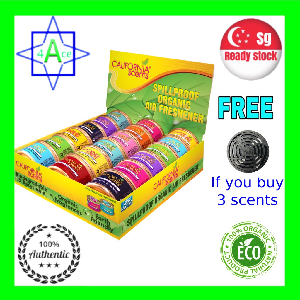 California Scents Organic Air Freshener from USA Car, home, cupboard