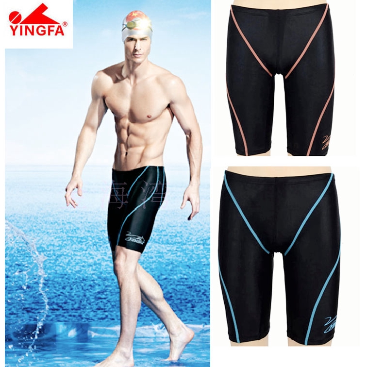 YINGFA 9402B FINA Competition Swimming Suits Swim Trunks Shorts Men  Training Tight Pants