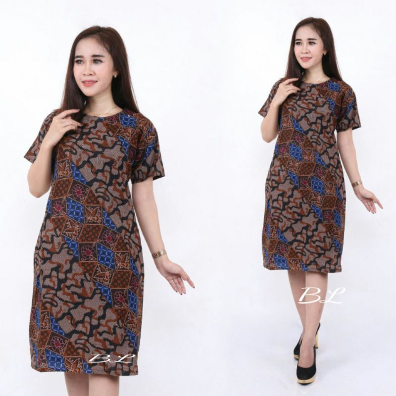 Dress motif batik best sale