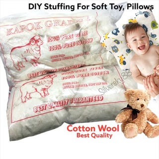 1/2kg Filled Cotton Toy Filler Pillow Filling Material DIY Handmade