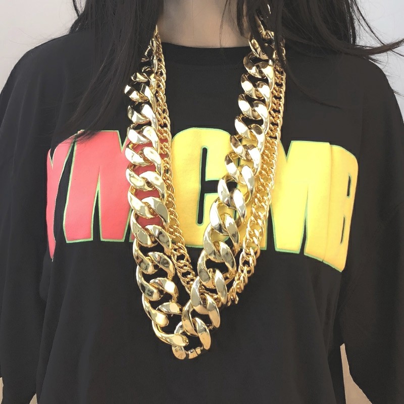 Chain hot sale necklace big