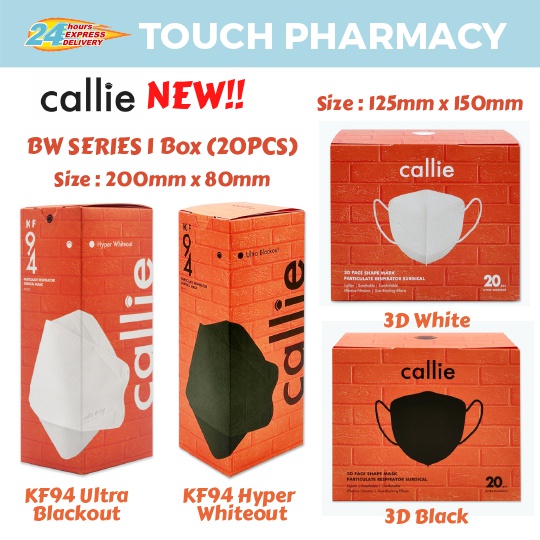 CALLIE BW SERIES - 3D Respirator Mask and KF94 Respirator Surgical Mask ...