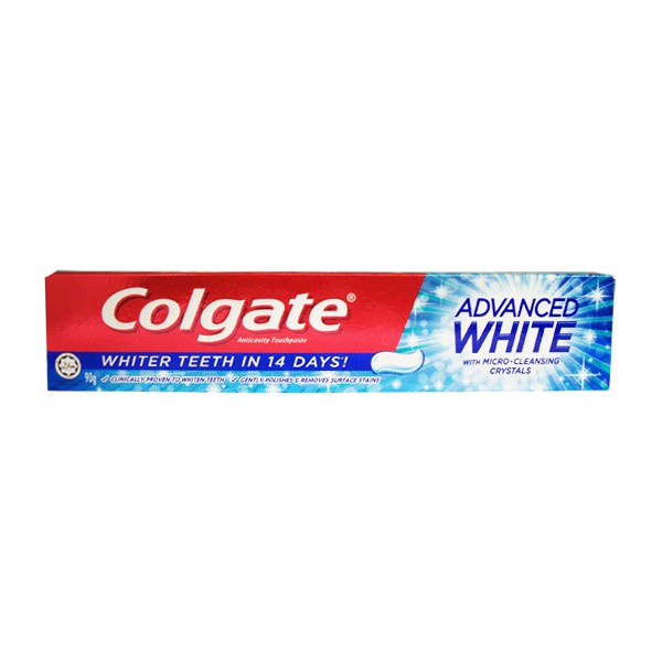 Colgate Advanced Whitening Toothpaste 150gr / Pasta Gigi / Pemutih Gigi / Odol / Anti Plak - Gambar 2