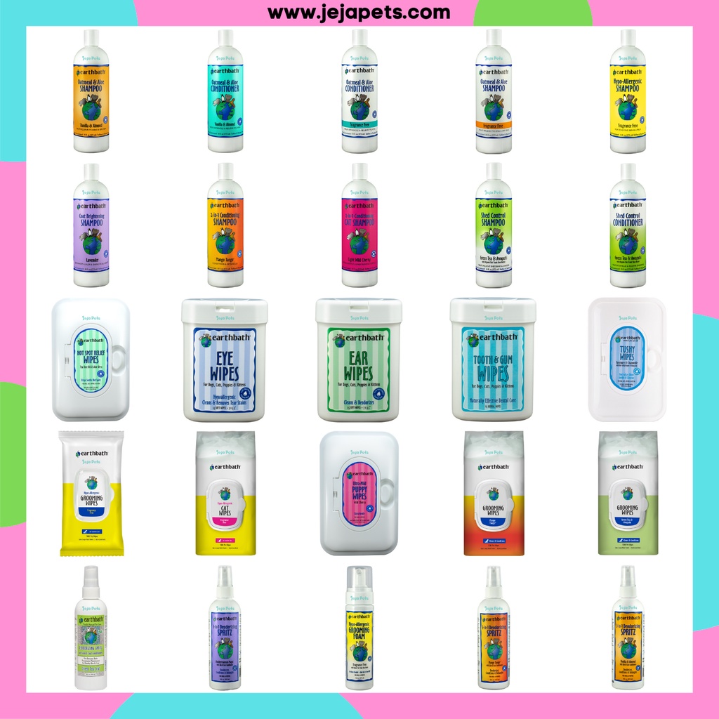 [INSTOCK] [ASSORTED] Earthbath Assorted Shampoo Conditioner for Dogs