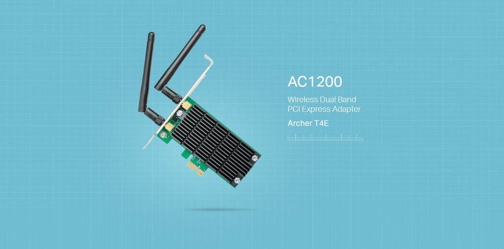 TP-Link Archer T4E AC1200 Wireless Dual Band PCI Express Adapter (3 ...