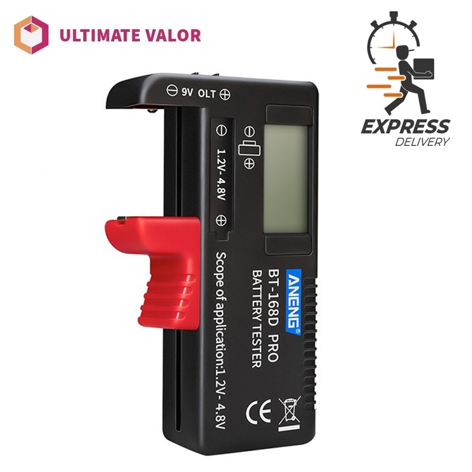 [SG SELLER] Battery Tester Tool Kit for AA, AAA, 9V, C, D Batteries checker [Digital/Non-Digital]