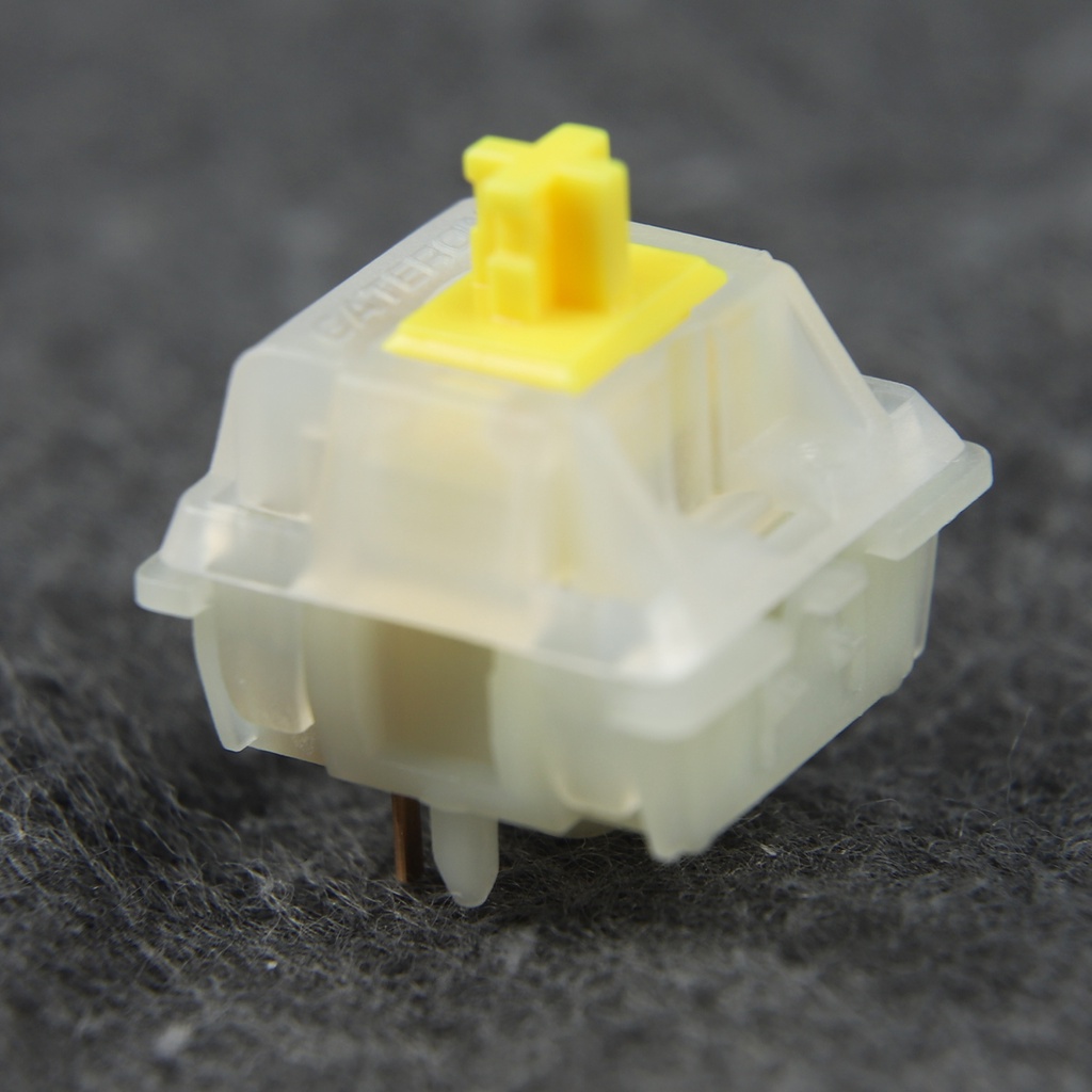 Gateron Pro Milky Yellow Switch 5 Pin Pre Lubed For MX Mechanical ...