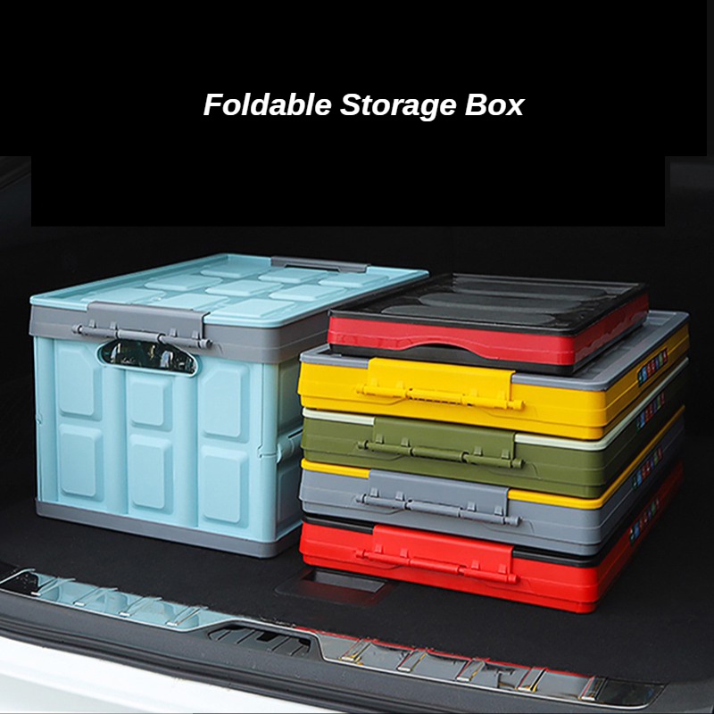 Foldable Car Boot Storage Box Stackable Collapsible Organizer Container Wardrobe OB0J Shopee Singapore