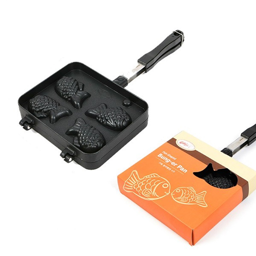 HOME BAKING Korea Fish Shapped Bread Pan , Mini Bungeoppang Mould Pan ...