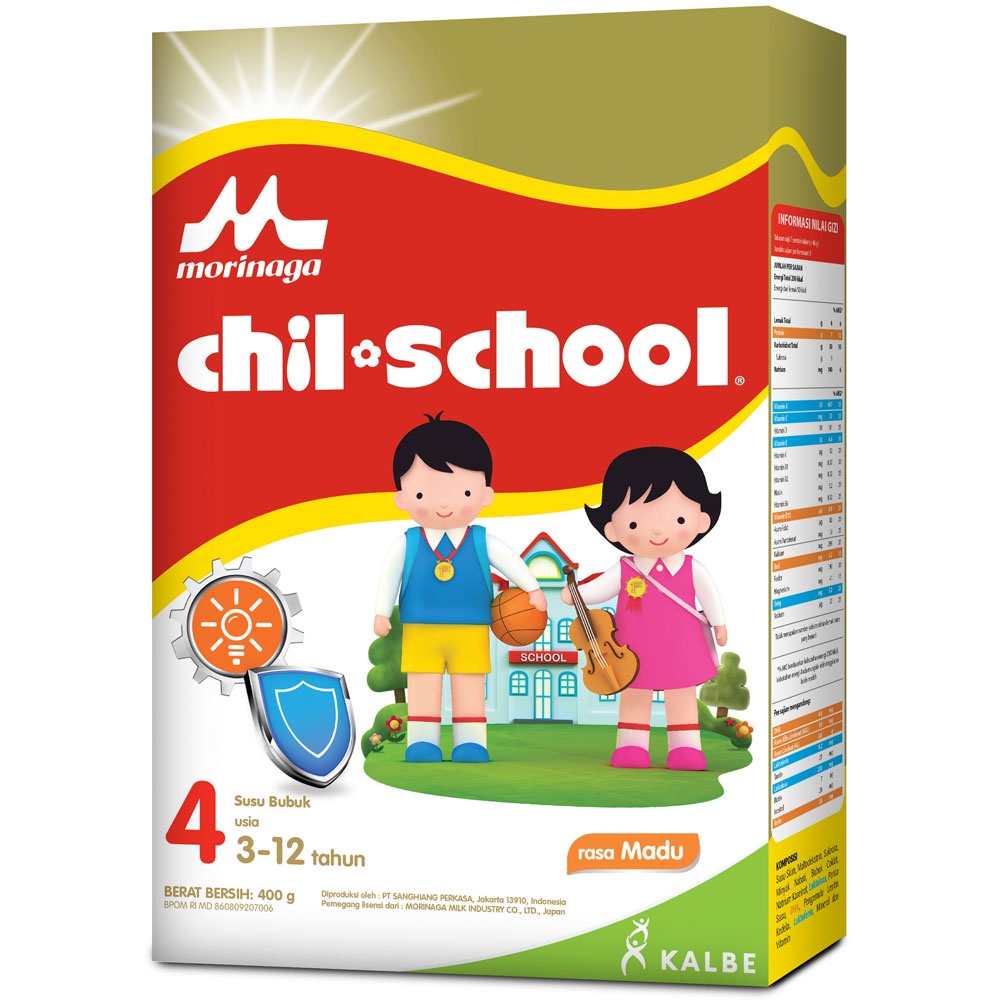 Morinaga Chil School Gold Madu 400Gr
