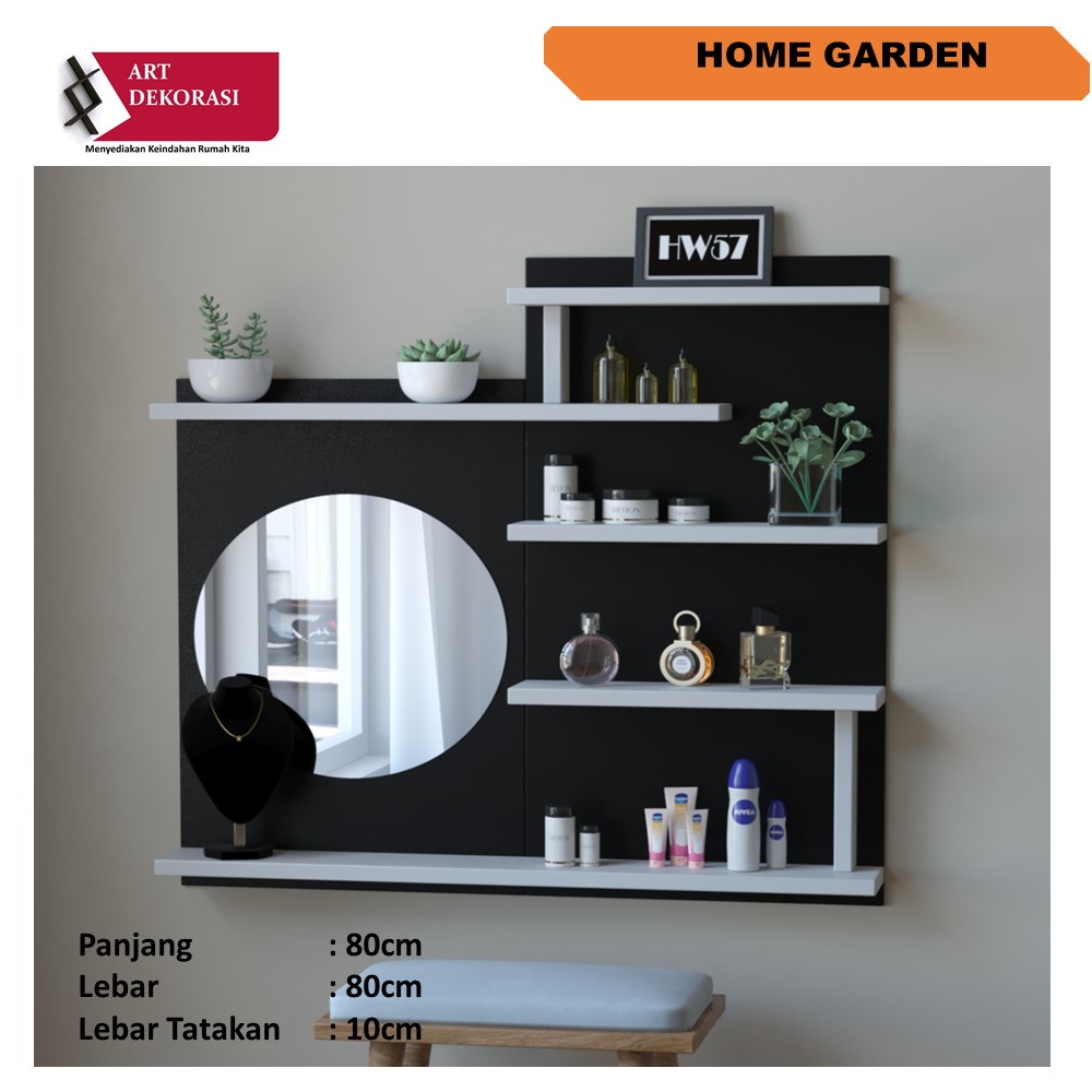 Wall Mounted Makeup Rack Shopee Singapore