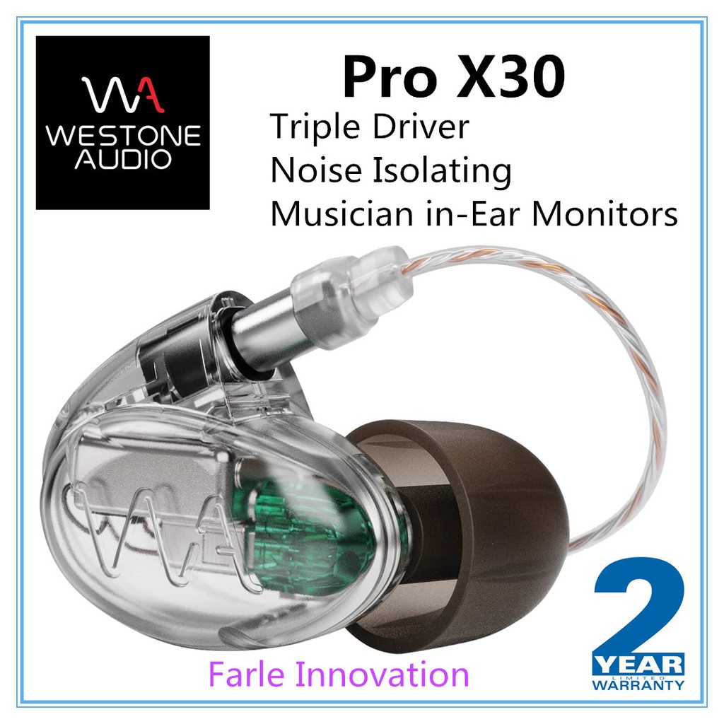 Westone Audio Pro X30 High Performance Triple Driver Noise