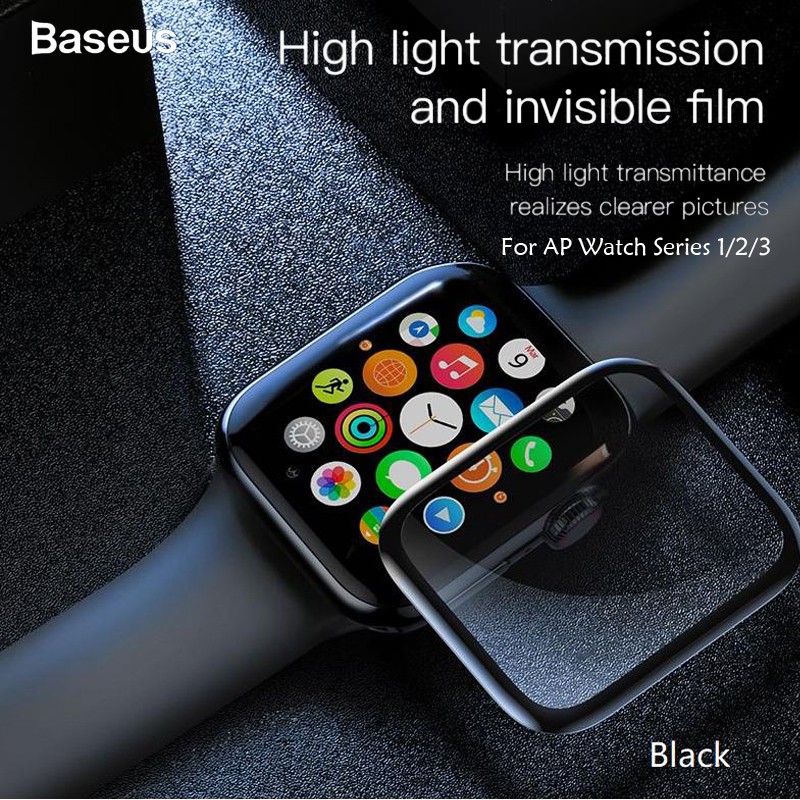 store Baseus 0.23MM Apple Watch CurvedScreen Tempered Glass Screen