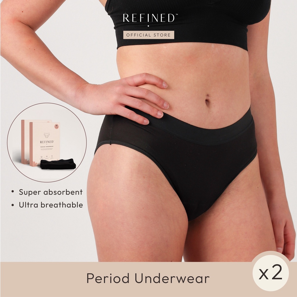 Period Underwear for Women High Waist Cotton Leakproof Comfortable