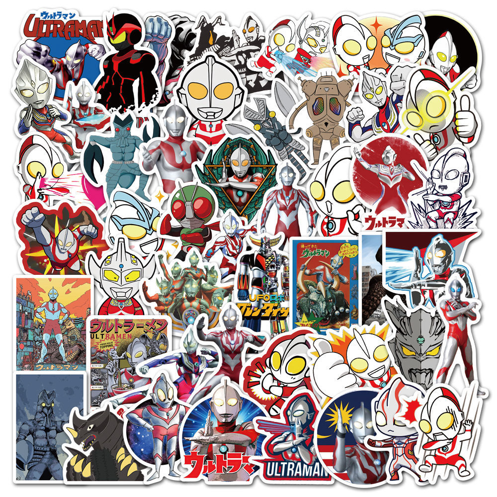 ⚡FLASH SALE⚡ 50PCS Ultraman Monster Anime Stickers For DIY Fashion Luggage  Laptop Skateboard Decals Doodle Stickers | Shopee Singapore