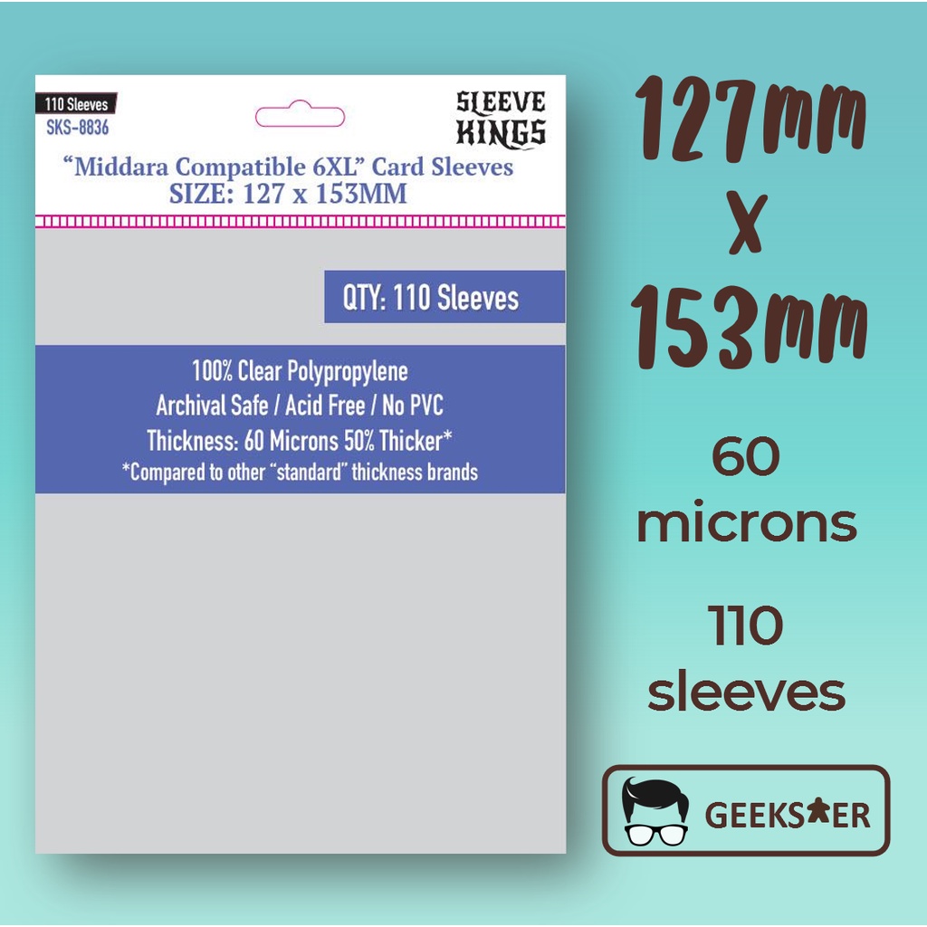 middara card sleeves Middara Compatible Card Sleeves main image 1