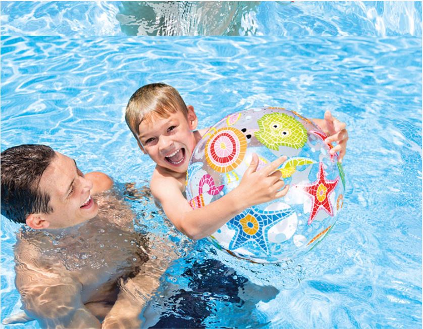 (51cm deflated , 33cm inflated) INTEX Beach Ball Inflatable Children ...