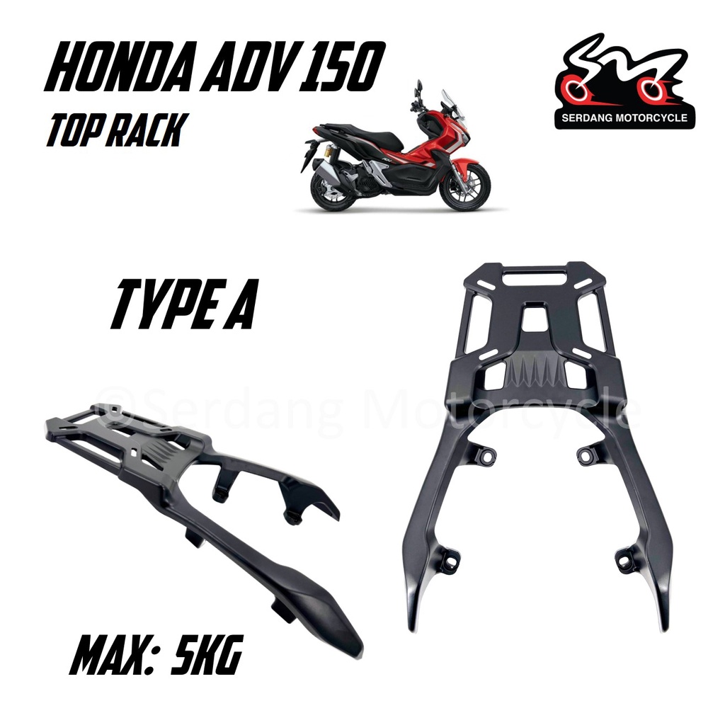 Honda ADV 150 Top Rack Bracket Rear Luggage Rack Luggage Holder