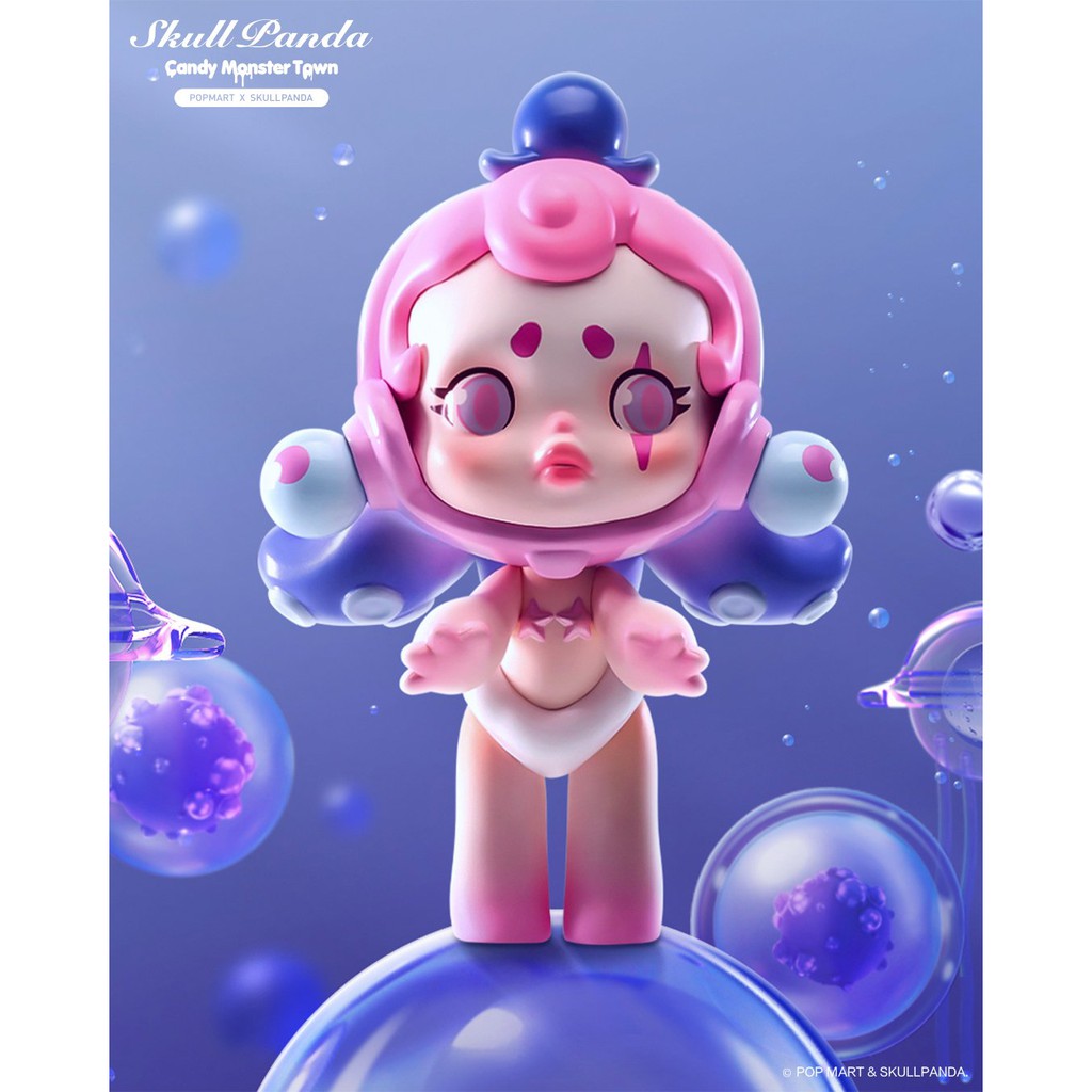 PREORDER POPMART SKULL PANDA CANDY MONSTER TOWN SERIES BLIND BOX