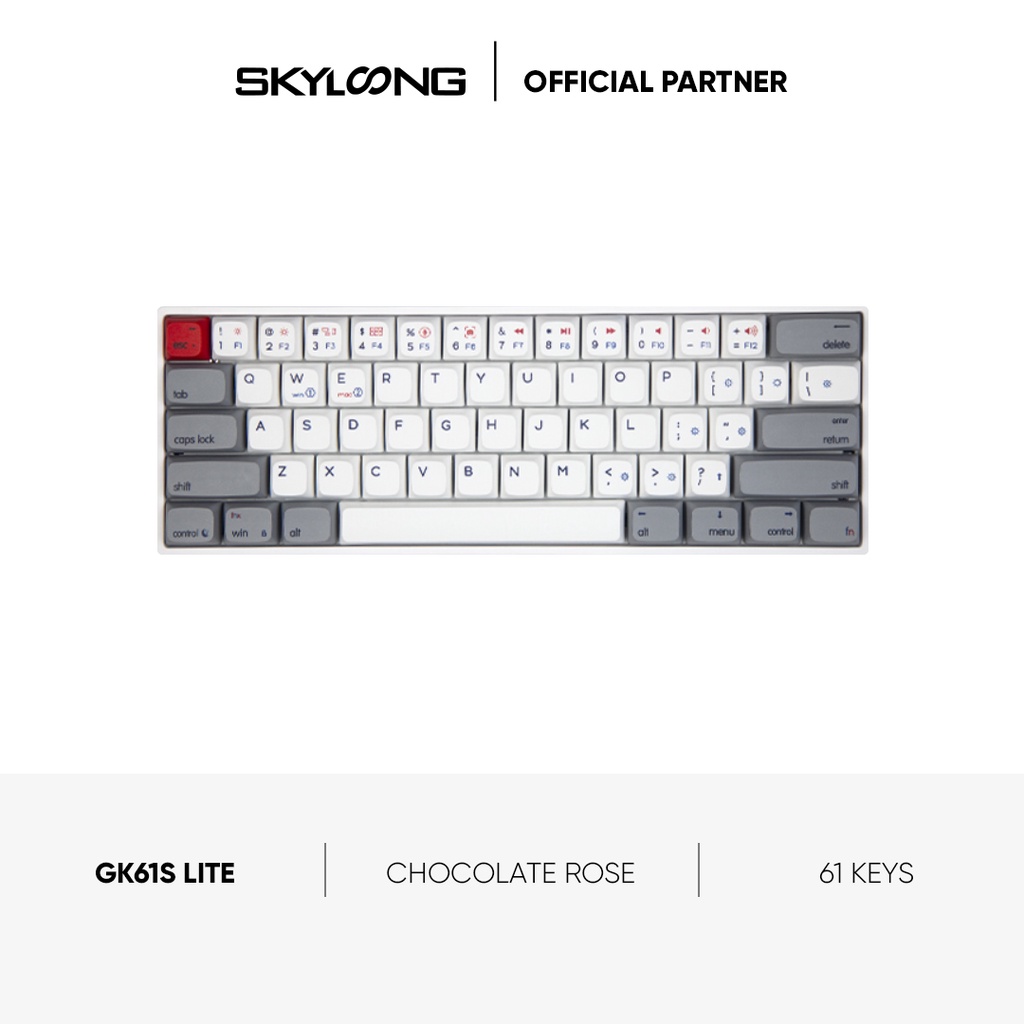 Skyloong GK61S Lite Dual Mode / GK61 Lite Wired Mode Gaming Mechanical