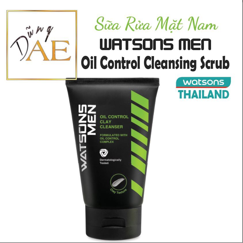 Watsons Men Oil Control Cleansing Scrub Thailand 100g | Shopee Singapore