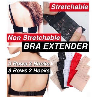 3 pcs Bra Extender Elastic Bra Stretchy Extension Straps 3 Hooks Brassiere  Extender Hooks, Bra Straps for Women, 5.7cm