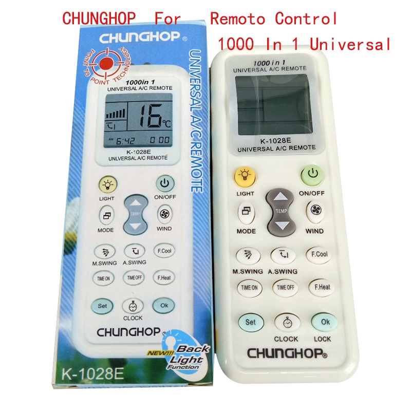 Chunghop K For Chunghop Ac A C Remoto Control K E In Universal Air Conditioner