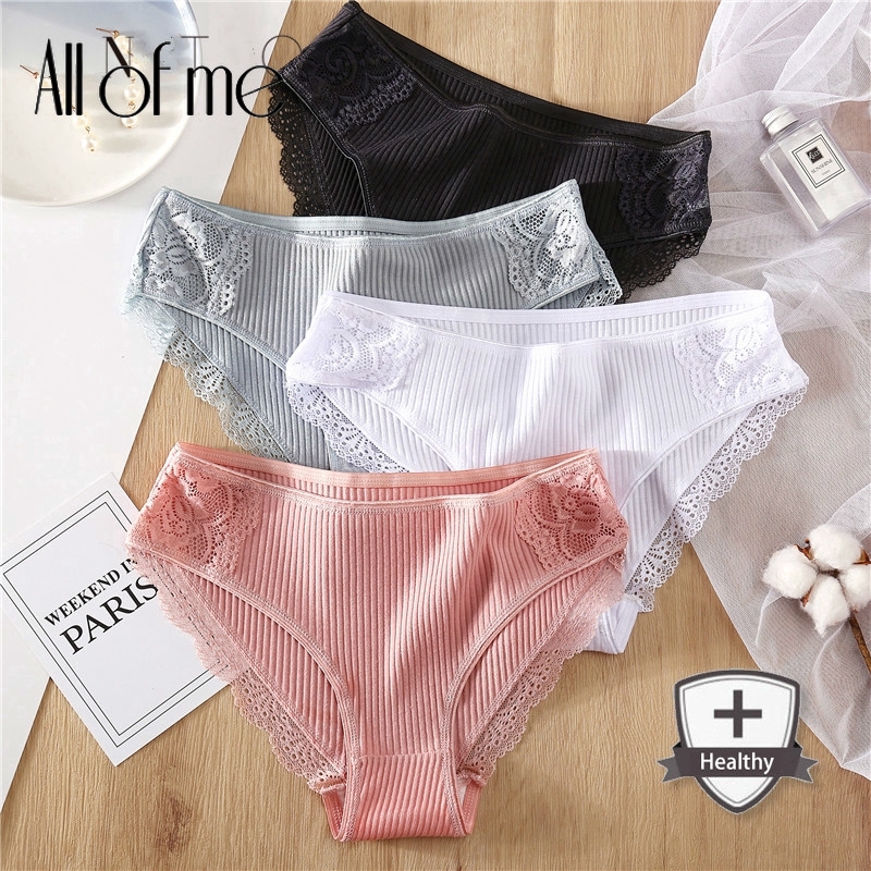 M2XL Women's Cotton Underwear Comfortable Sexy Low Waist Briefs Cotton