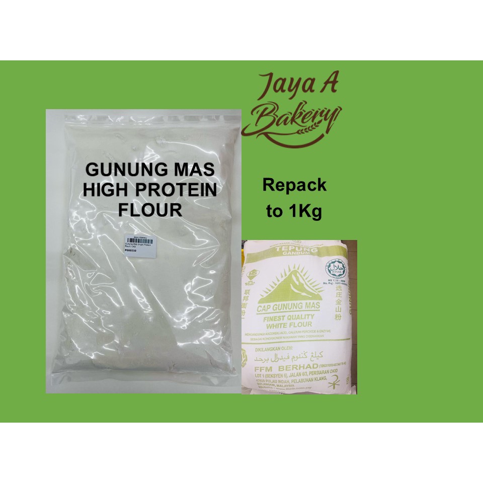 Gunung Mas HIGH PROTEIN Flour Tepung Roti High Protein [Bread Flour ...