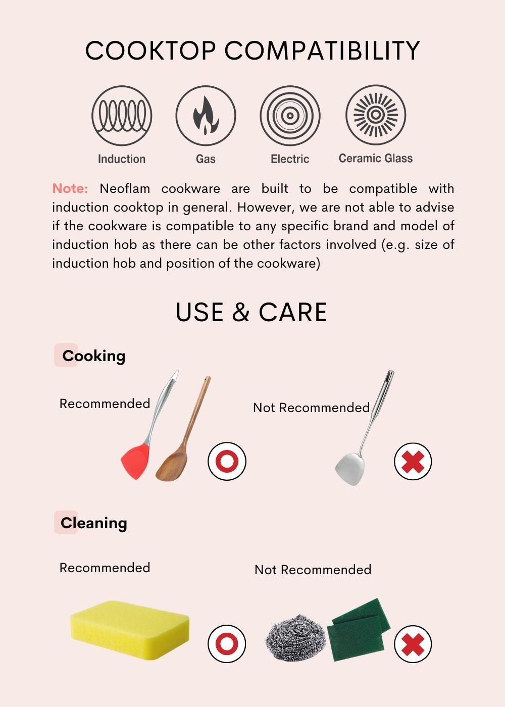 NEOFLAM Sherbet Frypan 20cm / 24cm │ NonStick Xtrema Ceramic Coating